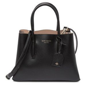 Kate Spade Eva small satchel bag - black leather